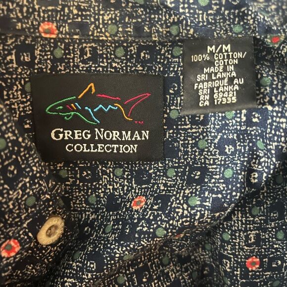 Greg Norman Collection Button Down Shirt Size Medium - Picture 6 of 6
